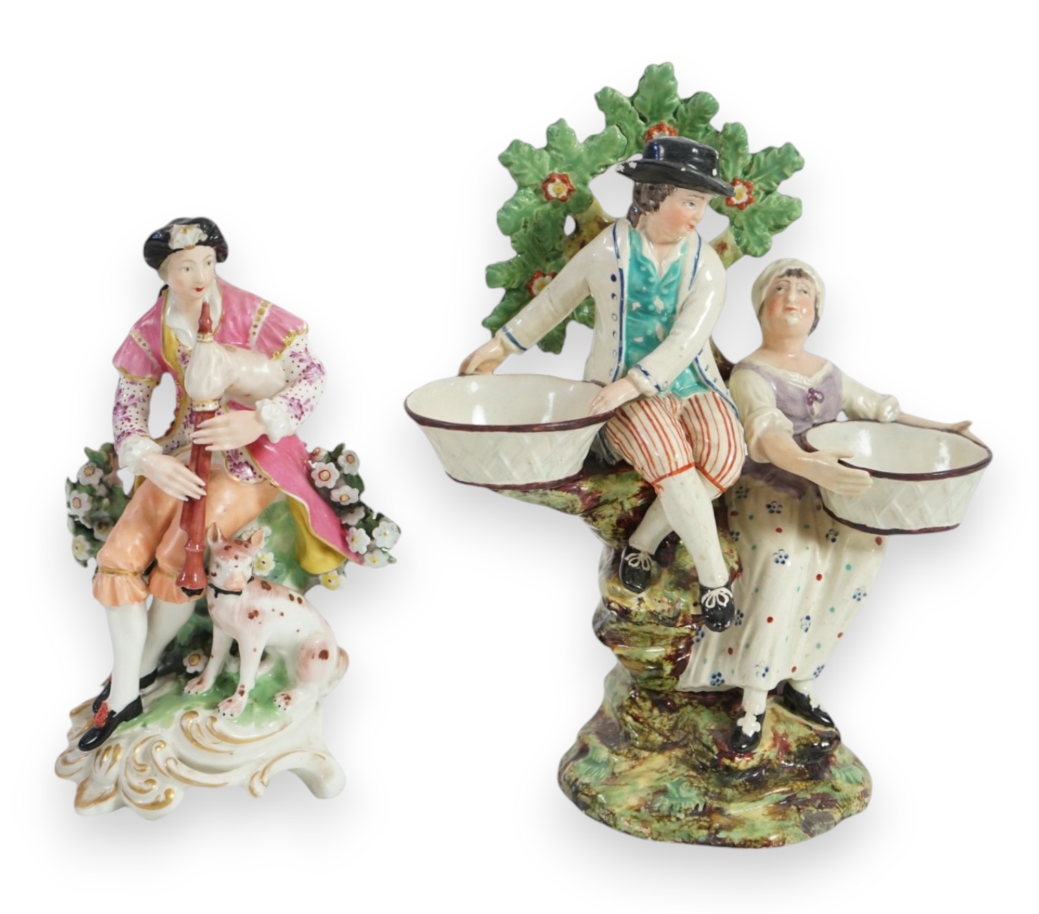 An early 19th century Staffordshire sweetmeat group